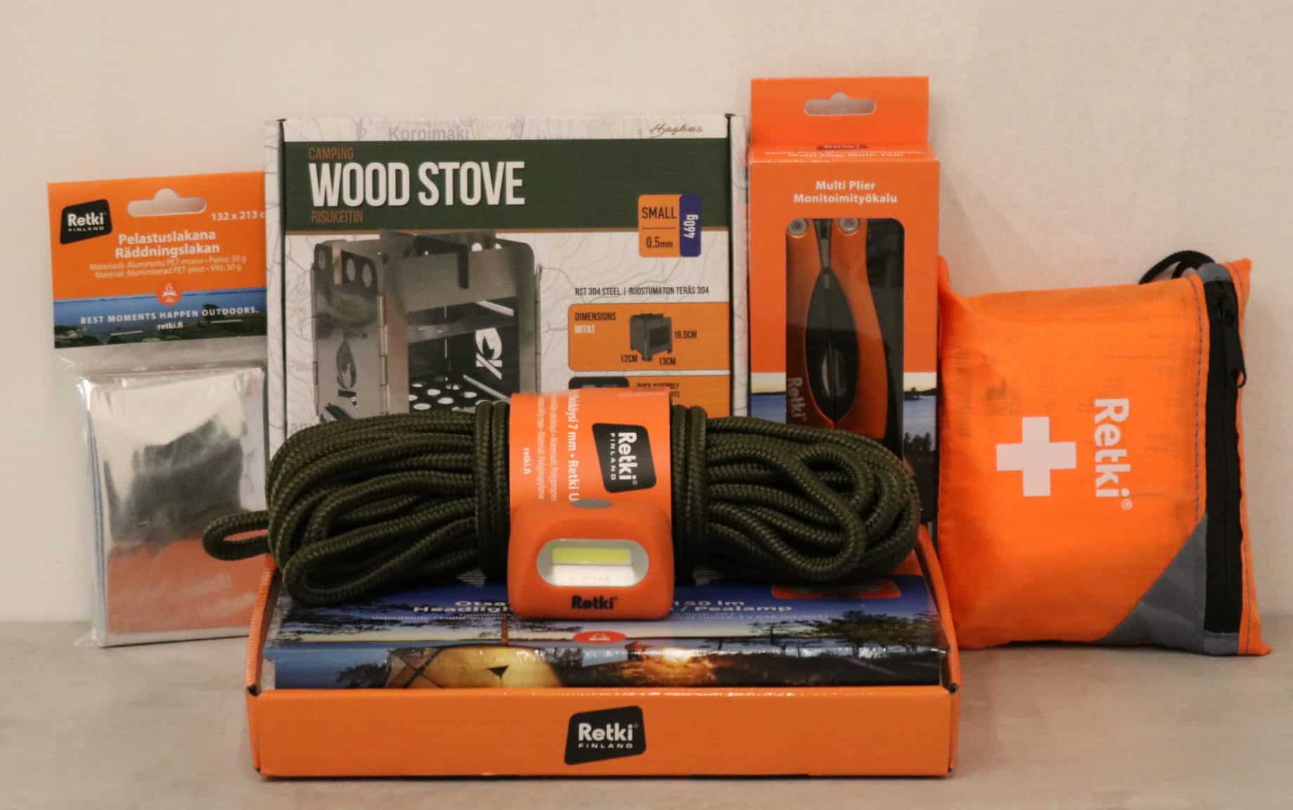 Tarvikeboksi M Retki Finland tuotteet